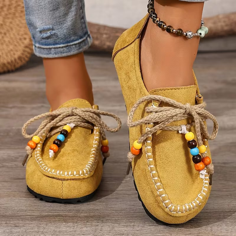 Maya Beaded Loafers – The Flat That Looks Like You Tried Without Trying
