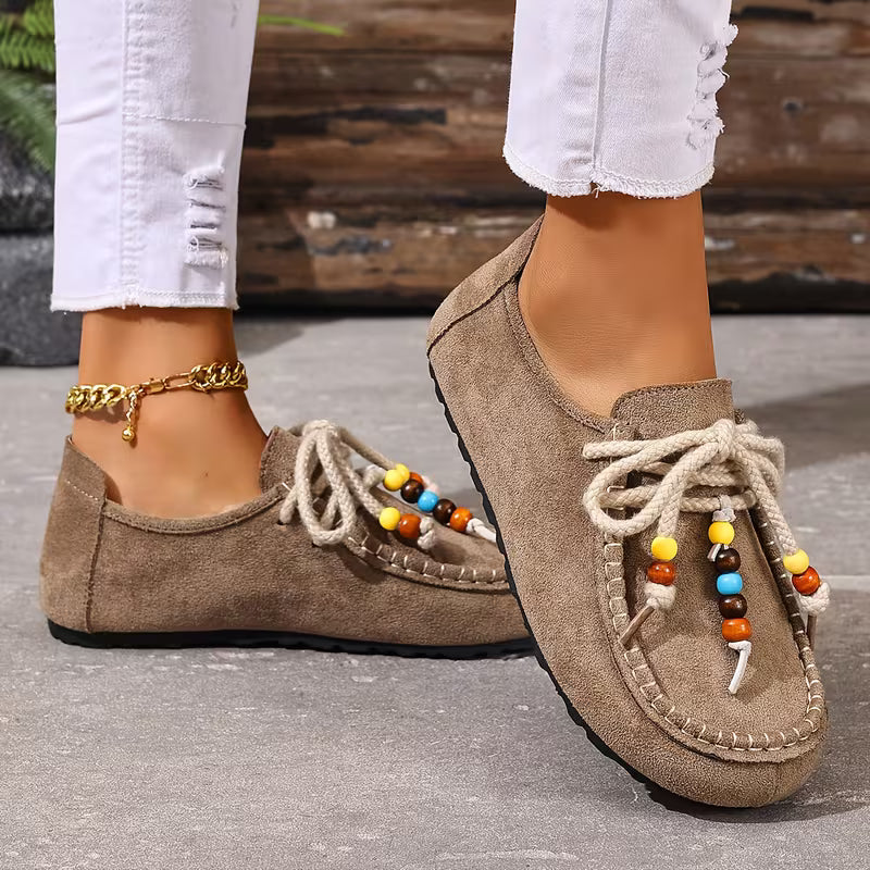 Maya Beaded Loafers – The Flat That Looks Like You Tried Without Trying