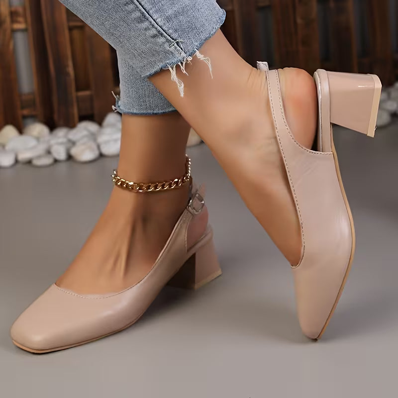 Elara Block Heel Slingbacks – The Heel You Can Actually Wear All Day