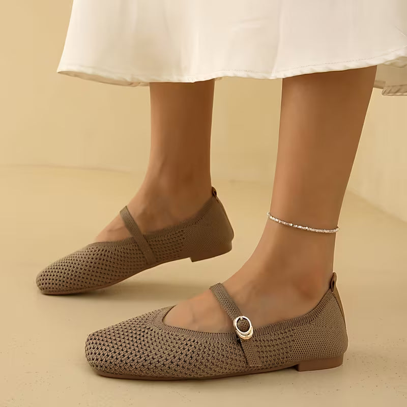 Cleo Knit Mary Jane Flats – The Flat That Actually Keeps Up With Your Day