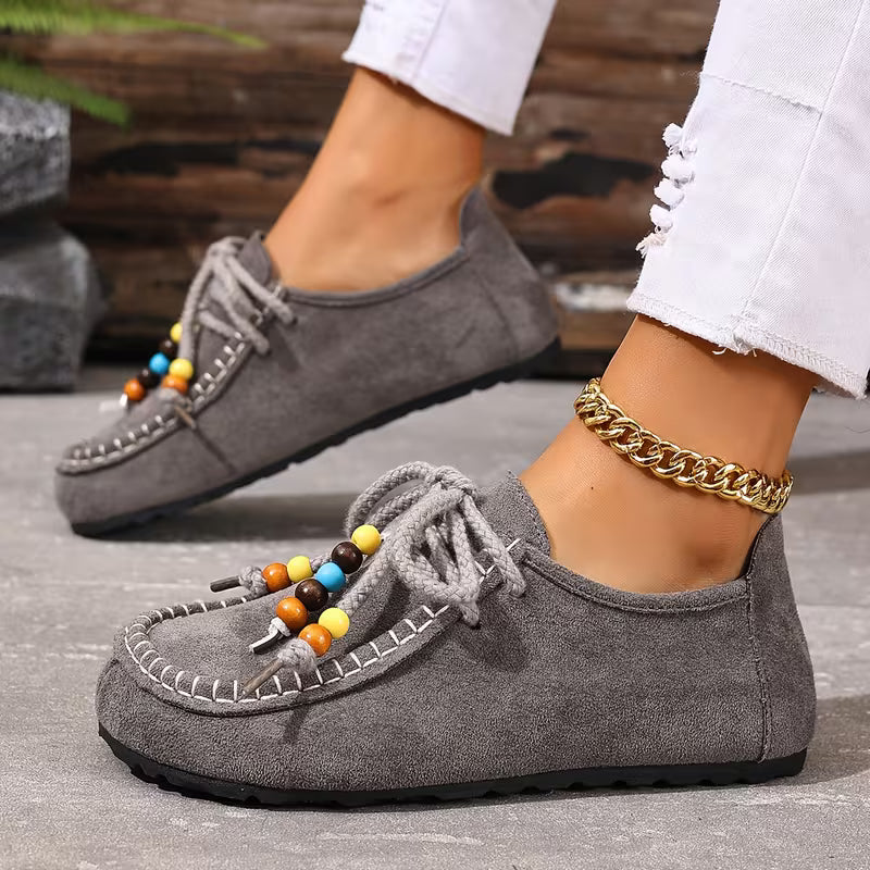 Maya Beaded Loafers – The Flat That Looks Like You Tried Without Trying