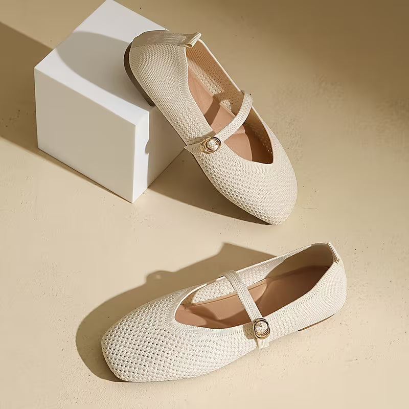 Cleo Knit Mary Jane Flats – The Flat That Actually Keeps Up With Your Day