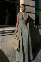 Olin™ | Stijlvolle Getailleerde Jumpsuit