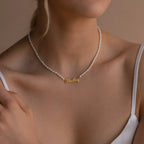 COLLANA PERSONALIZZATA CON PERLE D'ACQUA DOLCE
