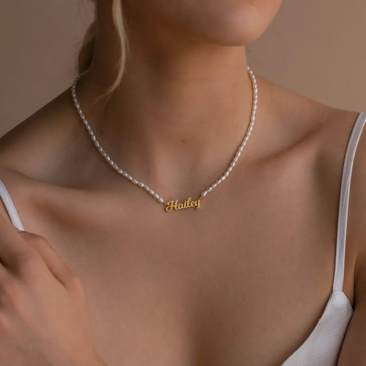 COLLANA PERSONALIZZATA CON PERLE D'ACQUA DOLCE