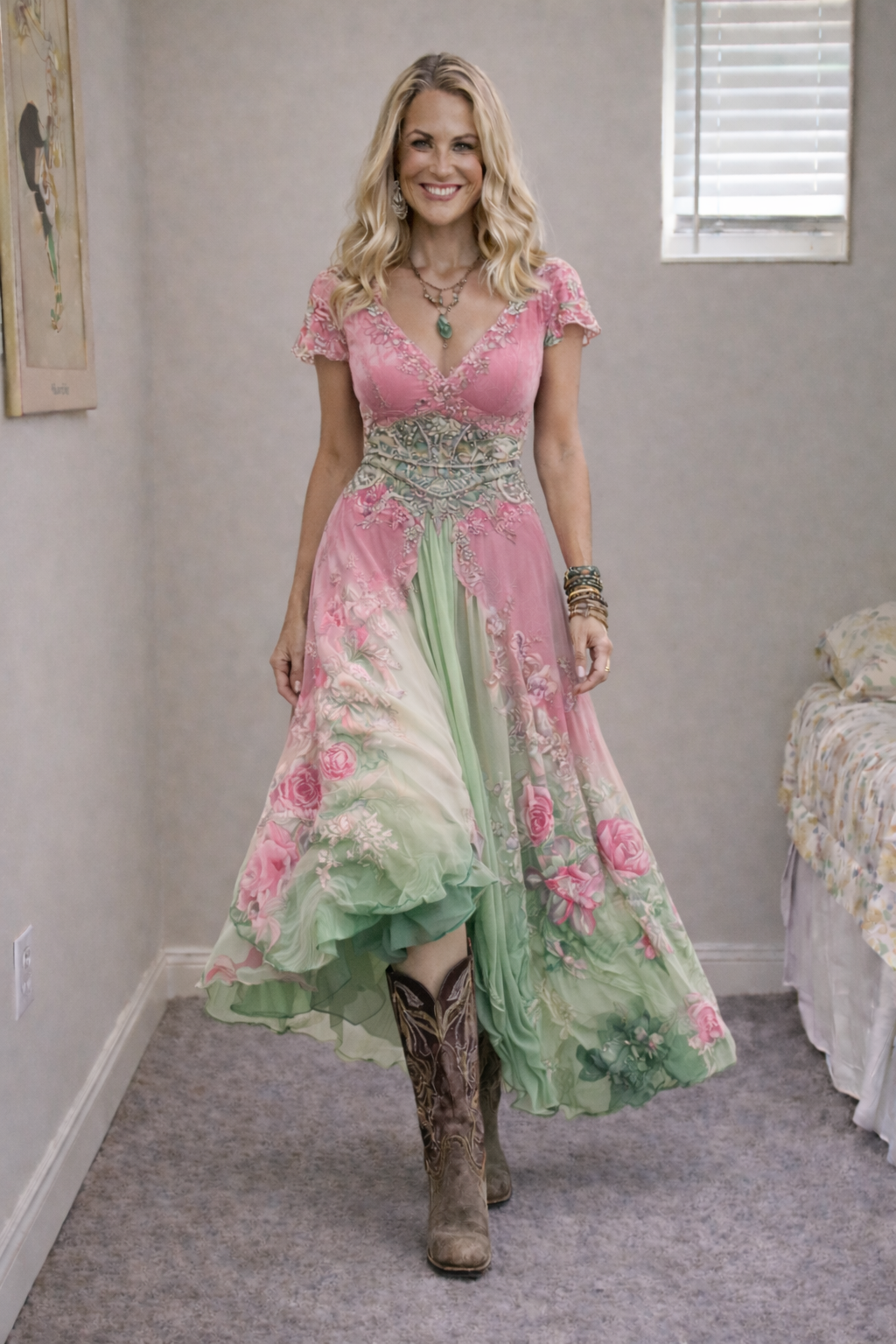 Jullia™ | Stijlvolle vintage geïnspireerde boho jurk