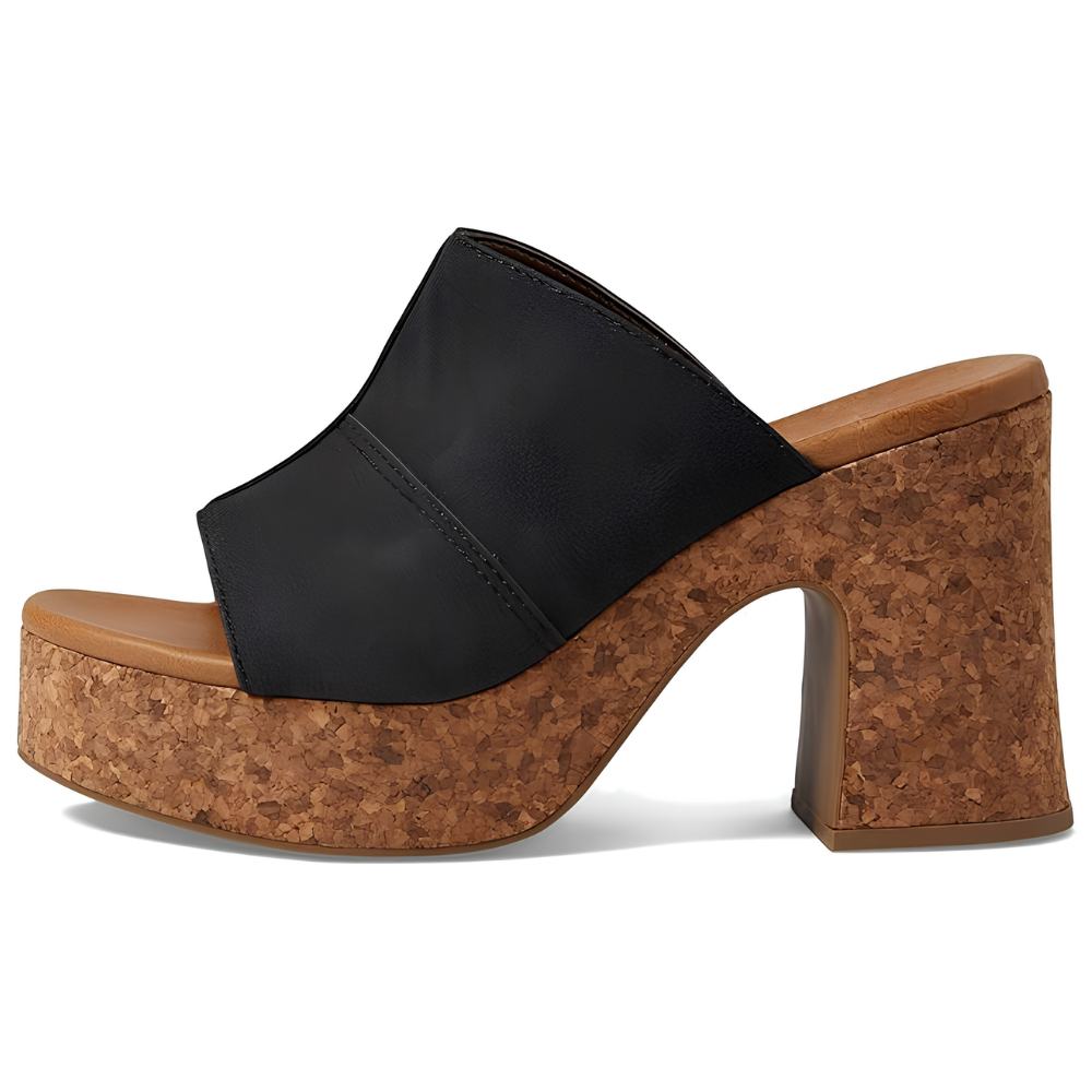 Chunky Cork Platform Mules – Statement Height, Cloud-Soft Steps