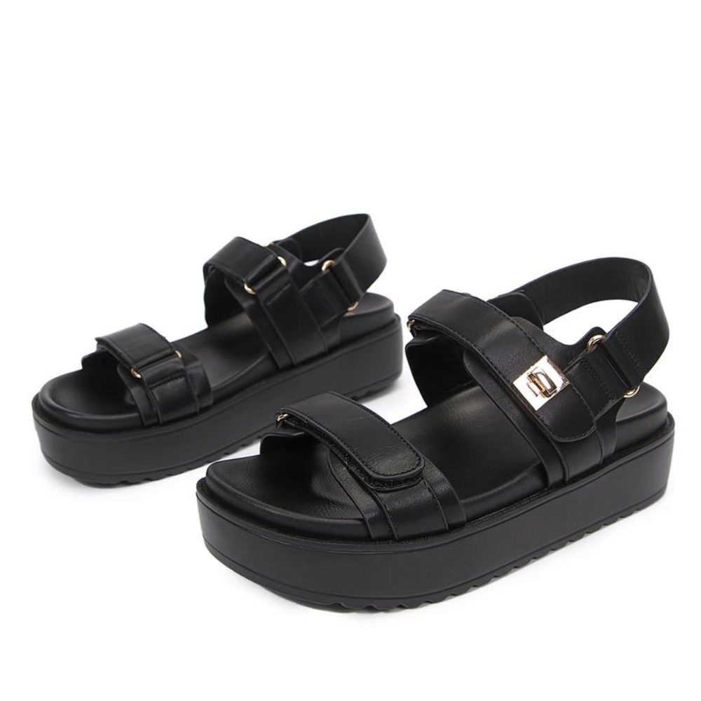 Raffia Buckle Platform Sandals – The Effortless Sandal You'll Wear All Summer