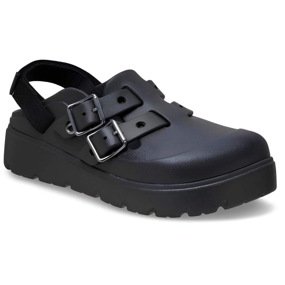 Loaferettos Double Buckle Clogs