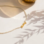 COLLANA PERSONALIZZATA CON PERLE D'ACQUA DOLCE