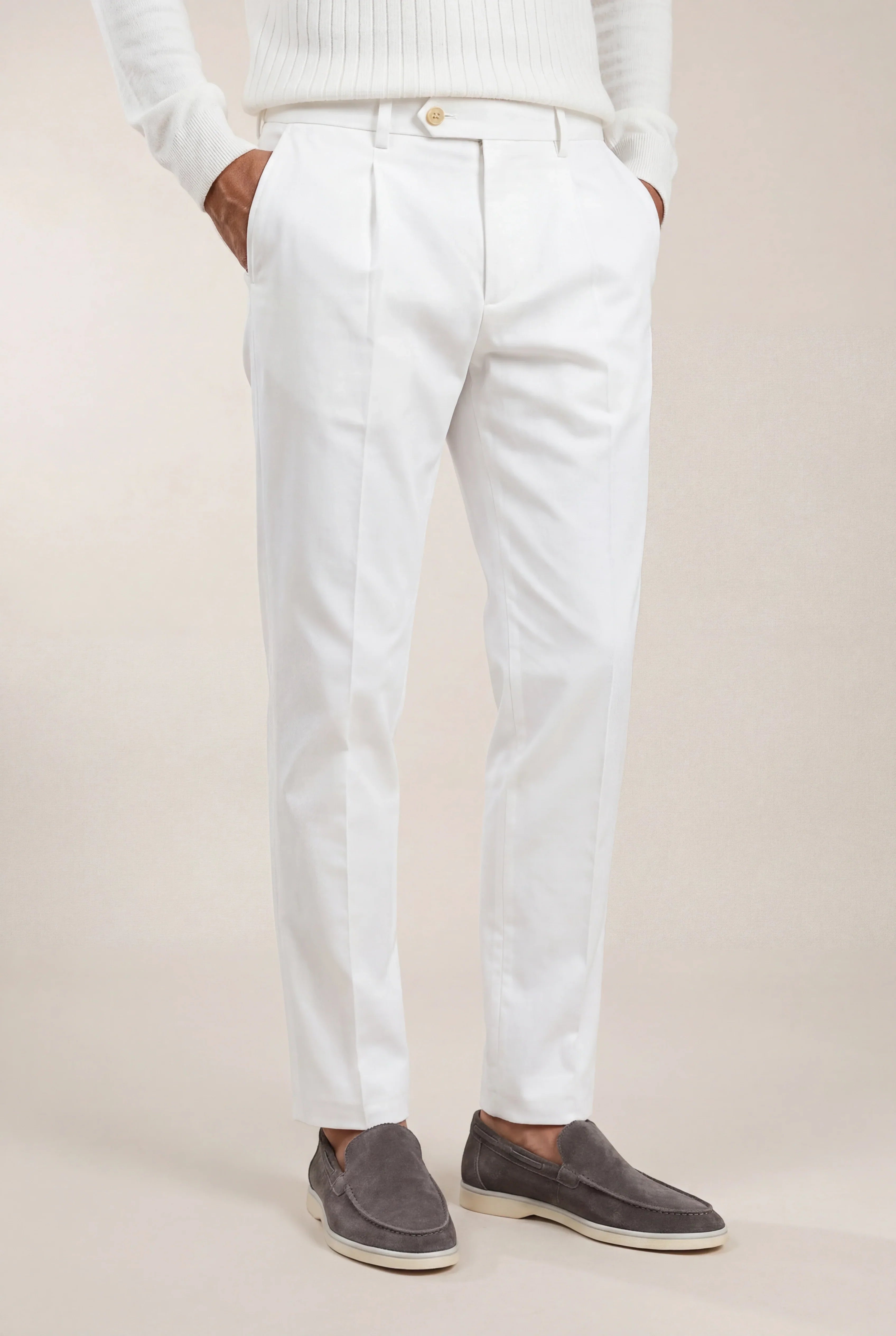 Pantalón Marfil Elegante