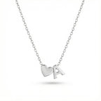 COLLANA CUORE CON INIZIALE
