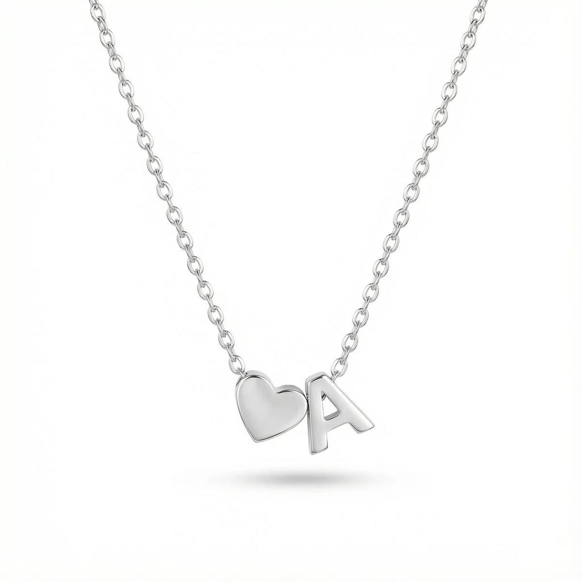 COLLANA CUORE CON INIZIALE