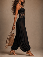 Laia™ | Kanten Halter Jumpsuit