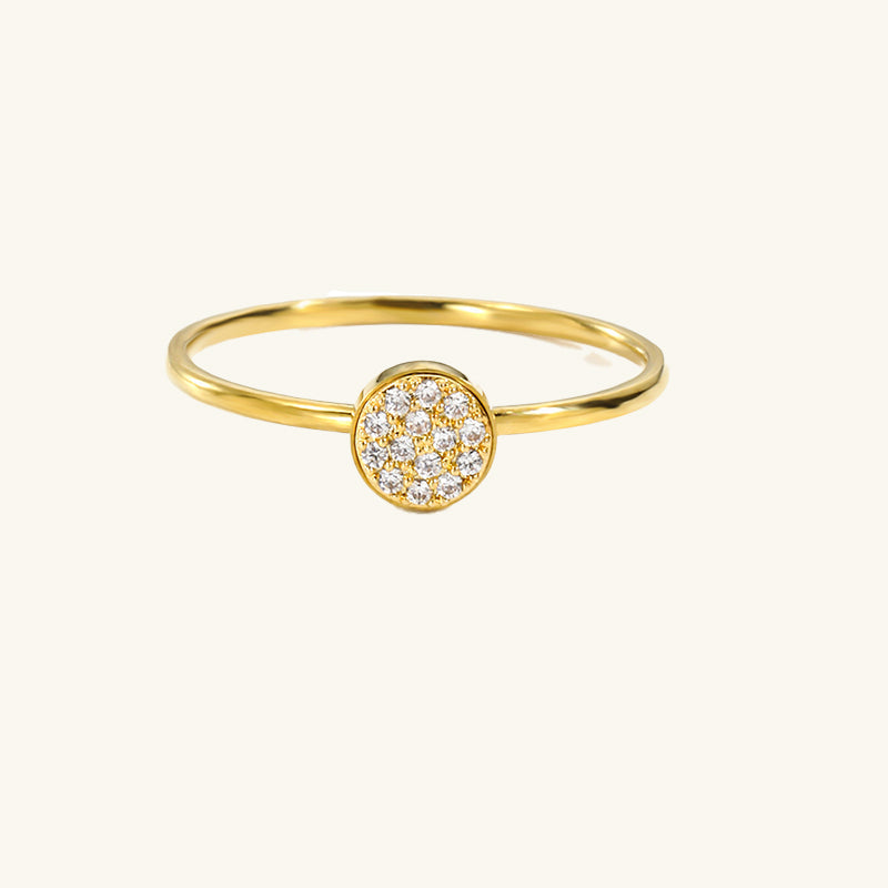 Anello classico con pietra del mese di nascita