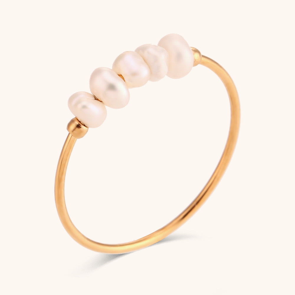 Anello con Perle d'Acqua Dolce