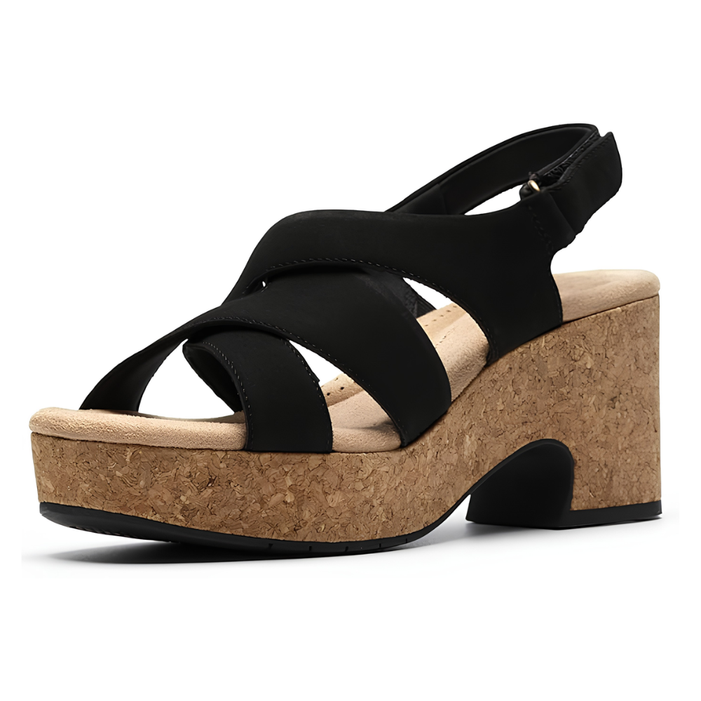Ravello Cushioned Cork Wedge Sandals – Effortless Lift, Pure Cloud Comfort