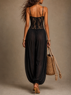 Laia™ | Kanten Halter Jumpsuit