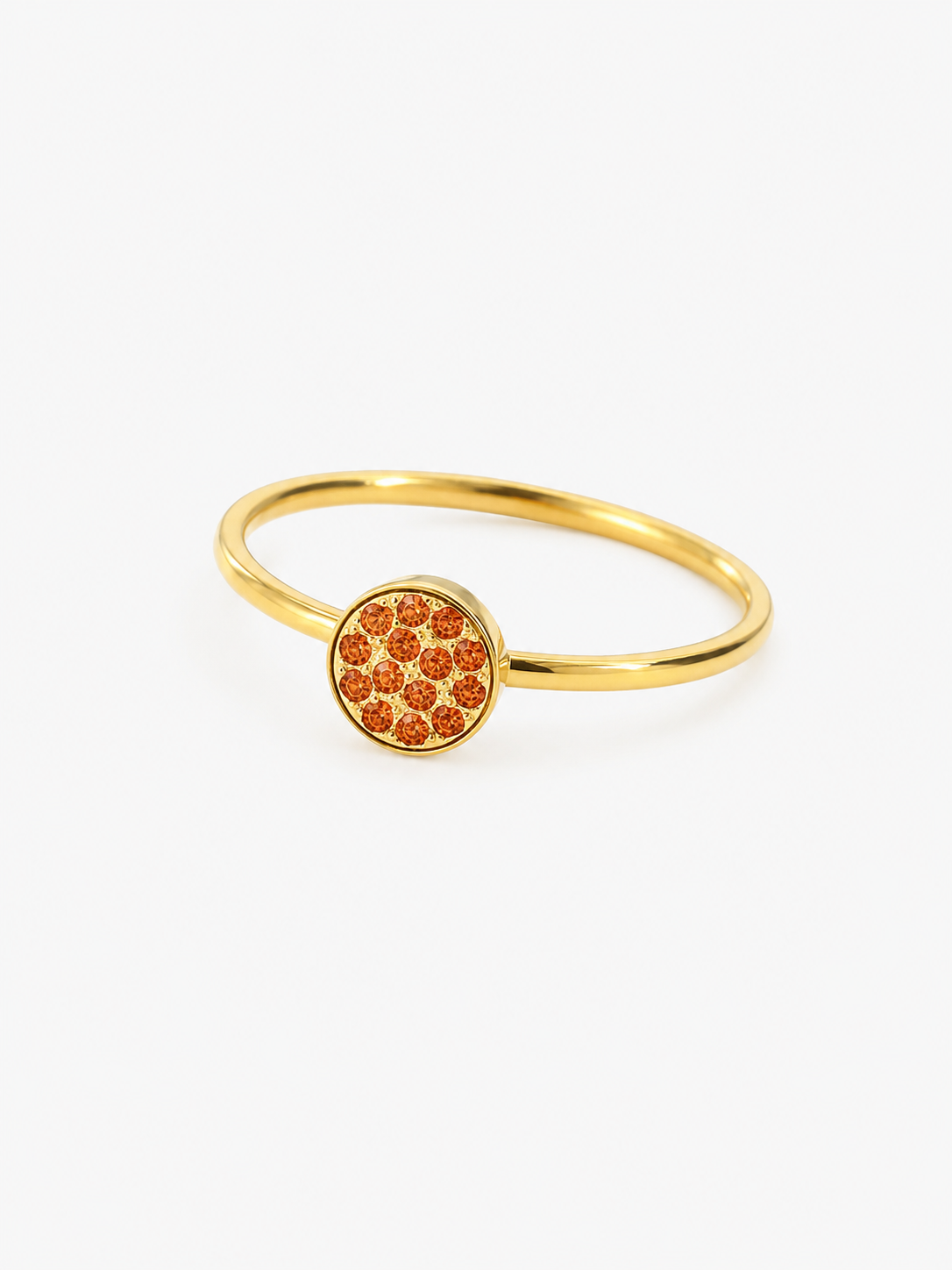 Anello classico con pietra del mese di nascita