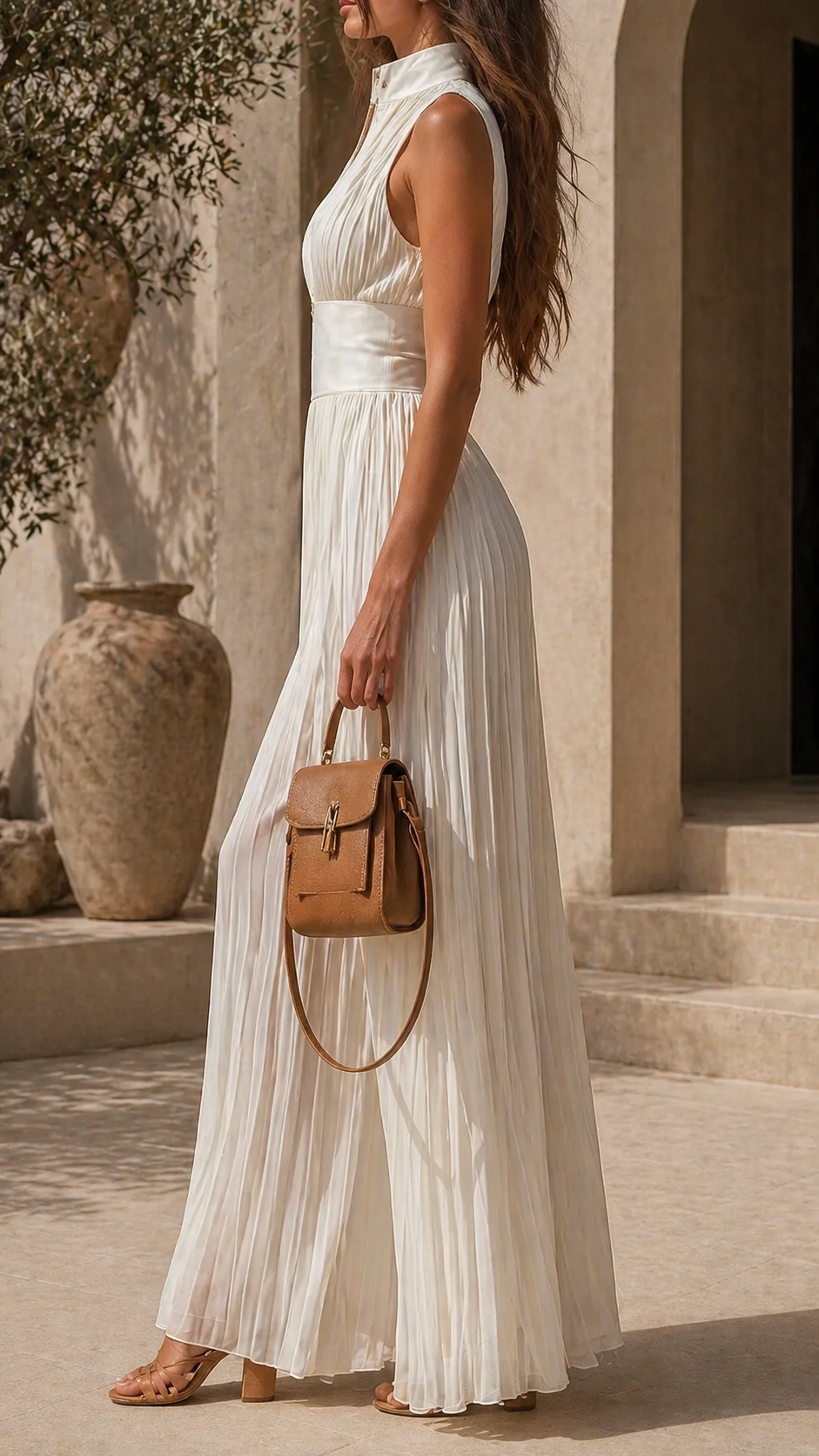 Vanya™ | Elegante Geplooide Jumpsuit