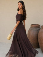 Vestido Toledo en color marrón
