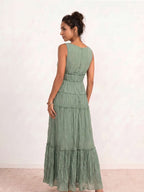 Vestido fluido efecto arrugado