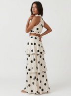 Nora™ | Elegante Stippen Gelaagde Set