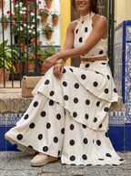 Nora™ | Elegante Stippen Gelaagde Set