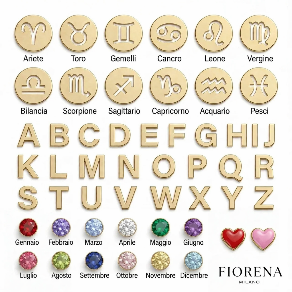 BRACCIALE CUORE CON INIZIALE