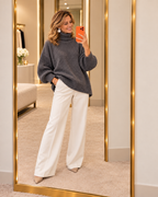 Elise Oversized Turtleneck Sweater
