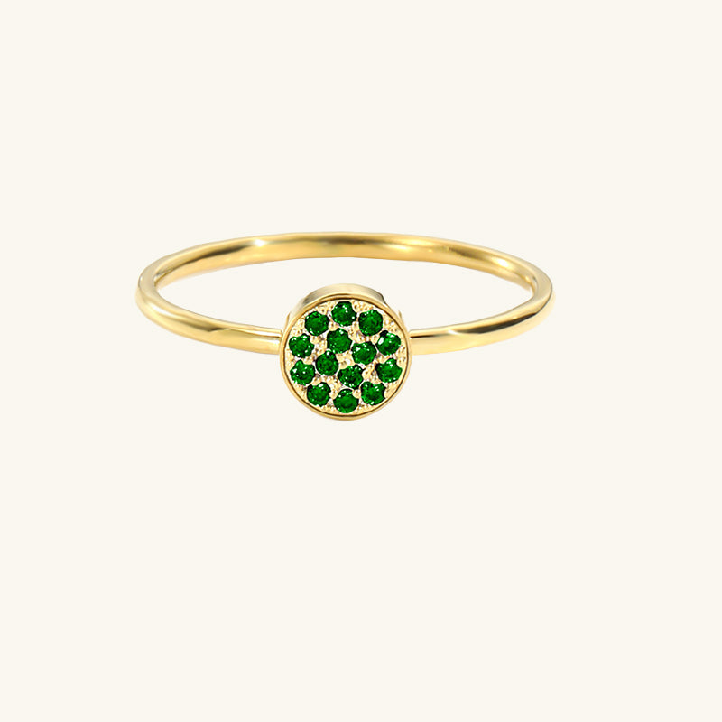 Anello classico con pietra del mese di nascita