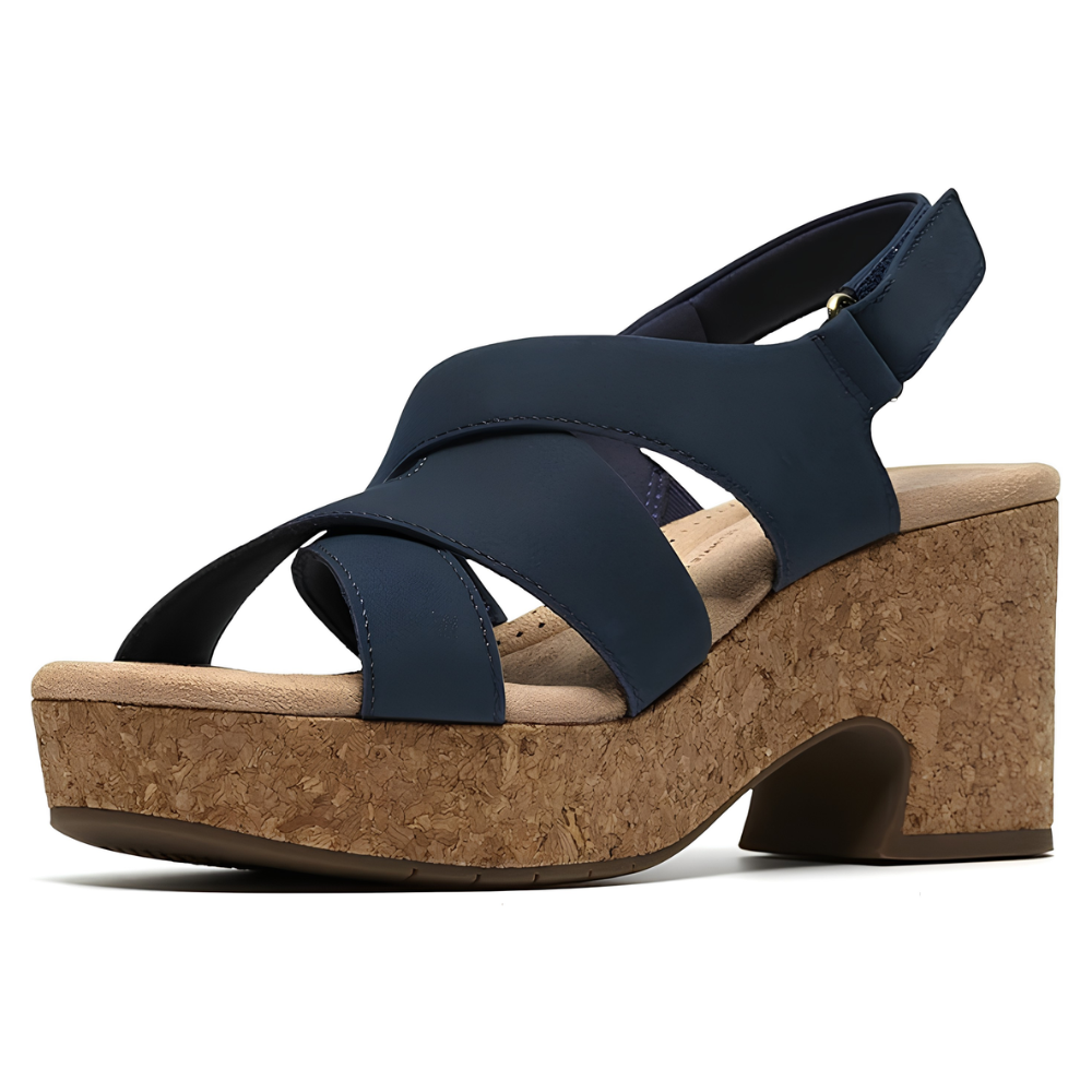 Ravello Cushioned Cork Wedge Sandals – Effortless Lift, Pure Cloud Comfort