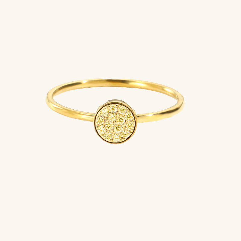 Anello classico con pietra del mese di nascita