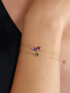 Bracciale con pietra portafortuna