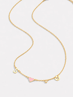 COLLANA CON INIZIALE A FORMA DI CUORE