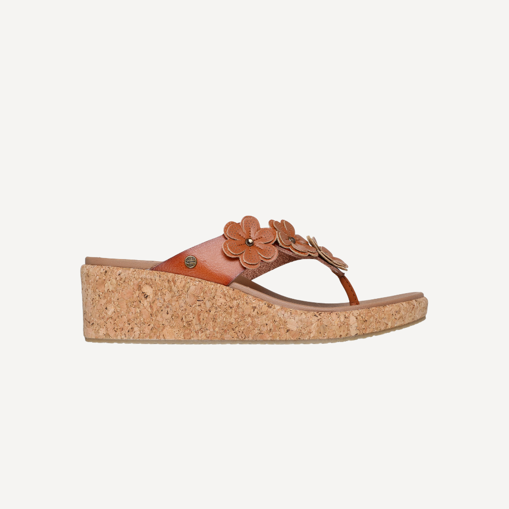 SK - Rare Blossom Cork Wedge Sandals – The Wedge That Stops Traffic