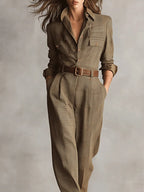 Eryn™ | Moderne getailleerde jumpsuit
