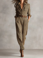 Eryn™ | Moderne getailleerde jumpsuit