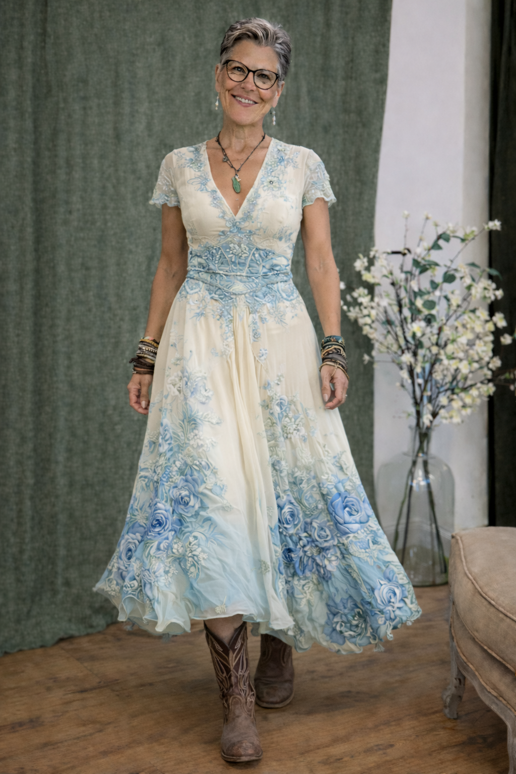 Ingrid™ | Stijlvolle vintage geïnspireerde boho jurk