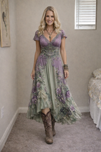 Jullia™ | Stijlvolle vintage geïnspireerde boho jurk