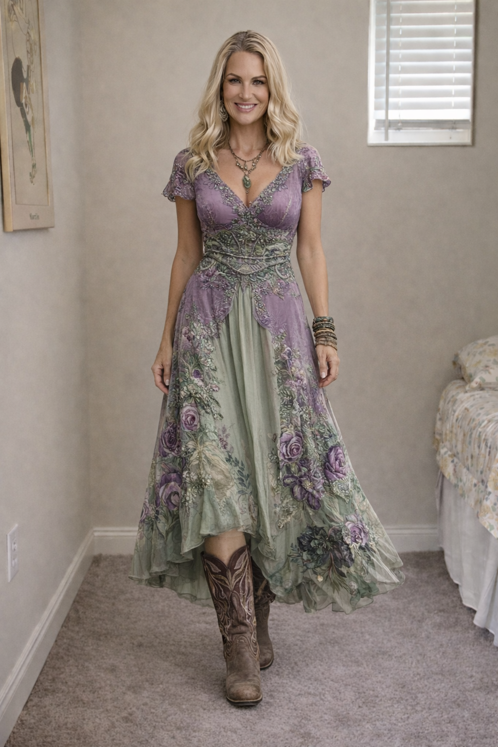 Jullia™ | Stijlvolle vintage geïnspireerde boho jurk