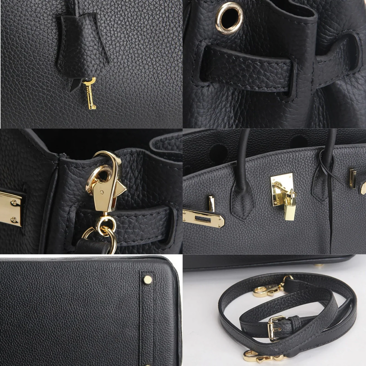 Bolso tipo Birkin elegante