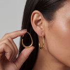 Pendientes Ovalados Elegantes