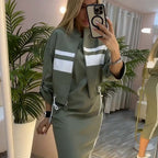 Mire™ | Comfortabele Midi Jurk & Vest