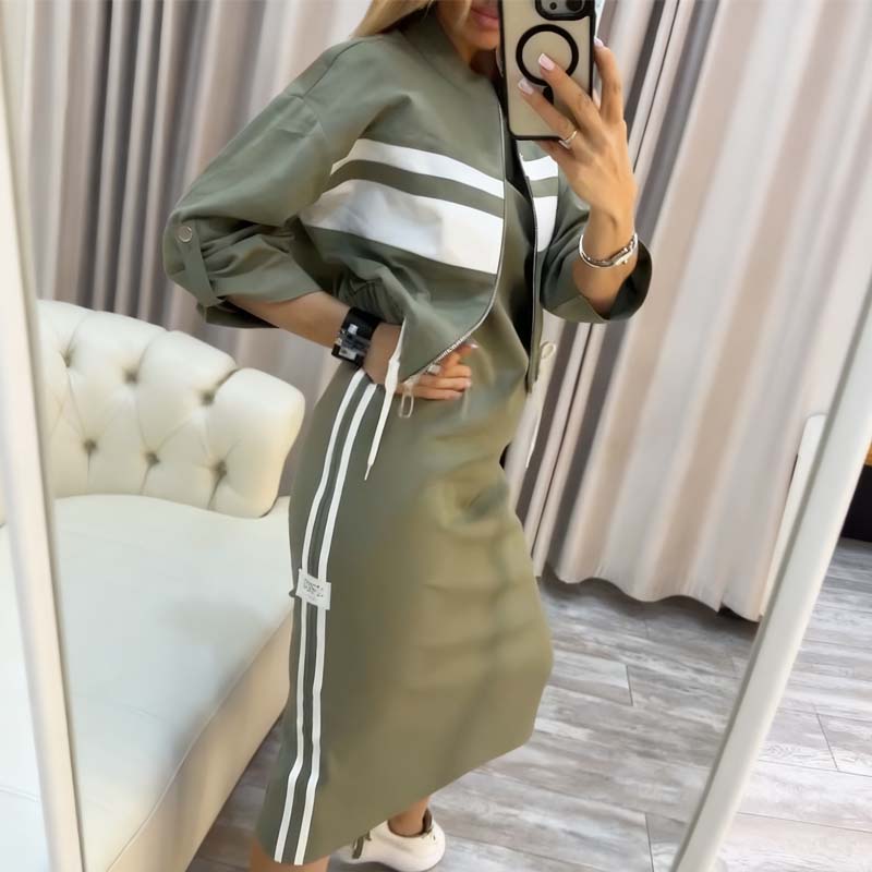 Mire™ | Comfortabele Midi Jurk & Vest